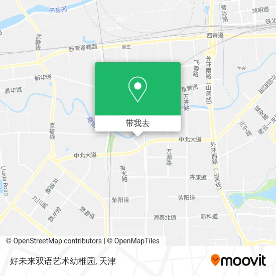 好未来双语艺术幼稚园地图