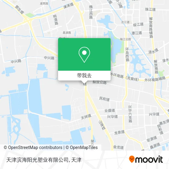 天津滨海阳光塑业有限公司地图