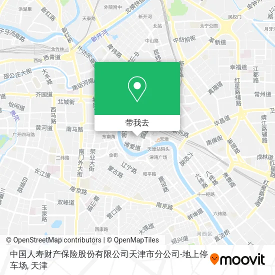 中国人寿财产保险股份有限公司天津市分公司-地上停车场地图