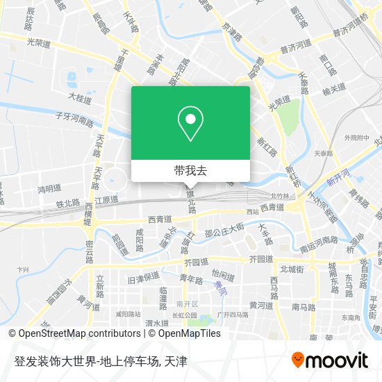 登发装饰大世界-地上停车场地图
