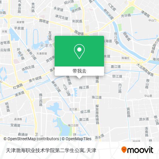 天津渤海职业技术学院第二学生公寓地图