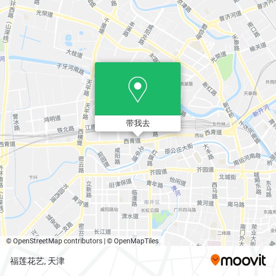 福莲花艺地图