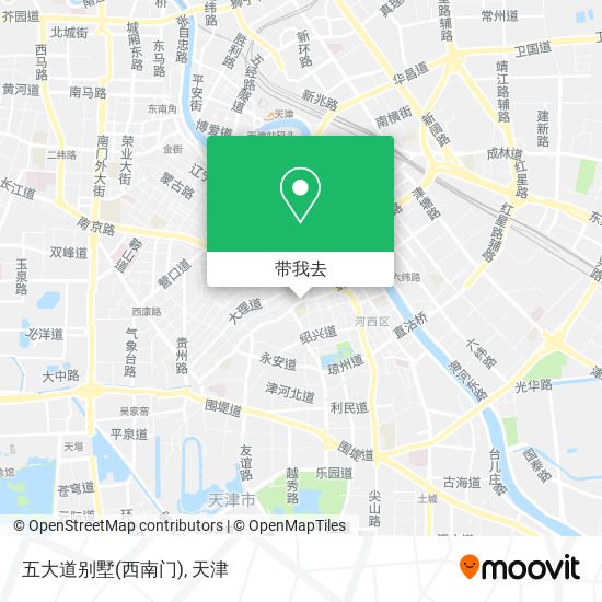 五大道别墅(西南门)地图