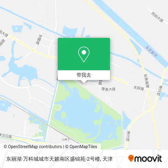 东丽湖·万科城城市天籁南区盛锦苑-2号楼地图