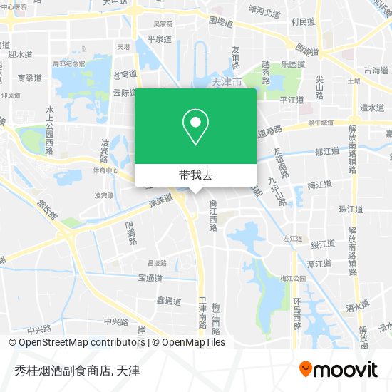 秀桂烟酒副食商店地图