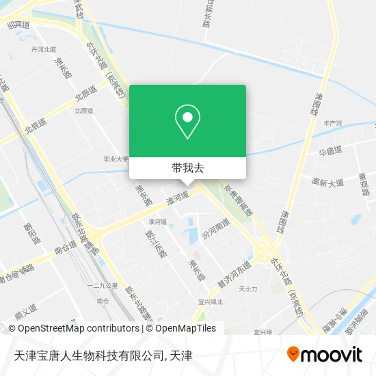 天津宝唐人生物科技有限公司地图