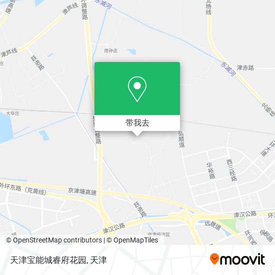天津宝能城睿府花园地图