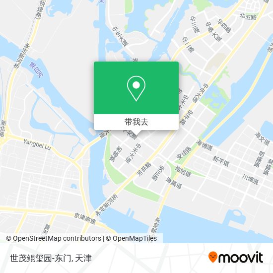 世茂鲲玺园-东门地图