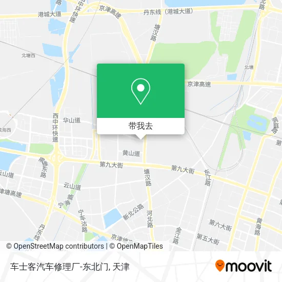 车士客汽车修理厂-东北门地图
