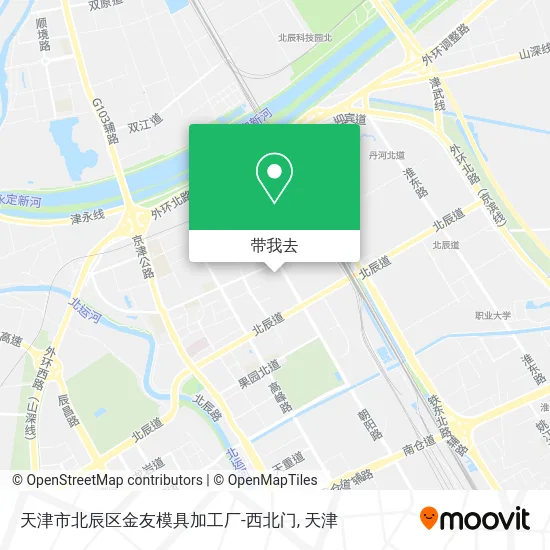 天津市北辰区金友模具加工厂-西北门地图