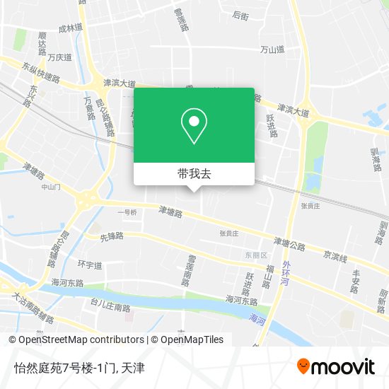 怡然庭苑7号楼-1门地图