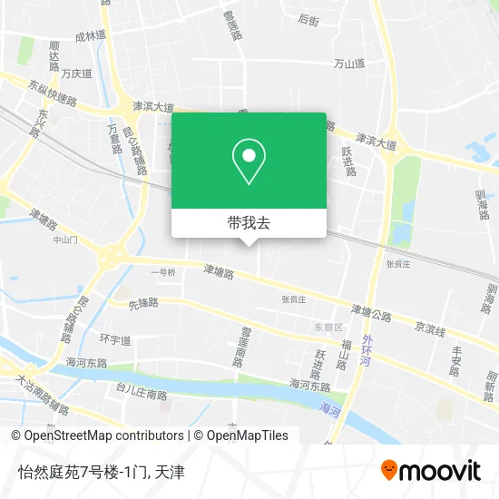 怡然庭苑7号楼-1门地图