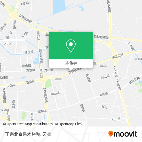 正宗北京果木烤鸭地图