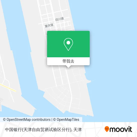 中国银行(天津自由贸易试验区分行)地图