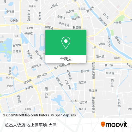 超杰大饭店-地上停车场地图