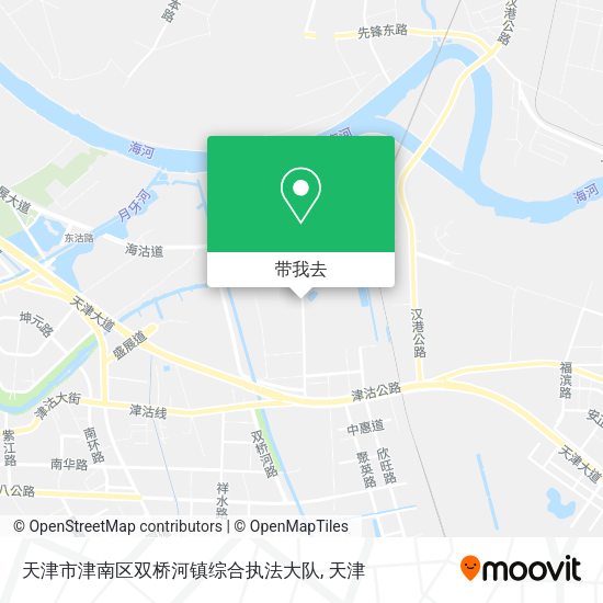 天津市津南区双桥河镇综合执法大队地图
