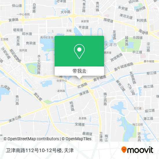 卫津南路112号10-12号楼地图