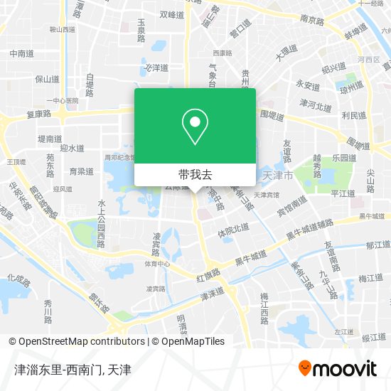 津淄东里-西南门地图