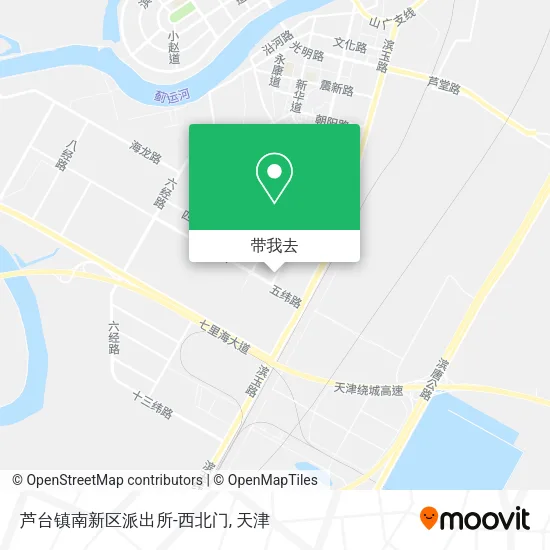芦台镇南新区派出所-西北门地图