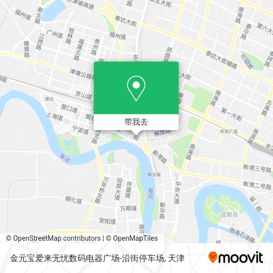 金元宝爱来无忧数码电器广场-沿街停车场地图