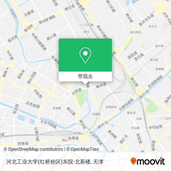 河北工业大学(红桥校区)东院-北新楼地图