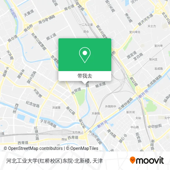 河北工业大学(红桥校区)东院-北新楼地图