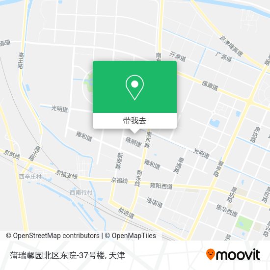 蒲瑞馨园北区东院-37号楼地图