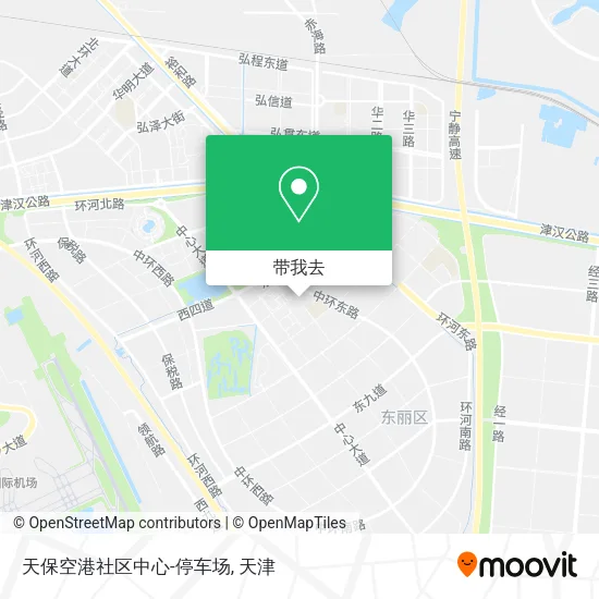 天保空港社区中心-停车场地图