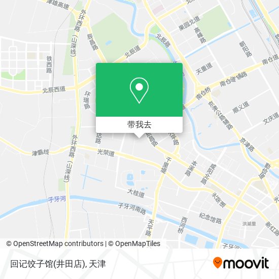 回记饺子馆(井田店)地图