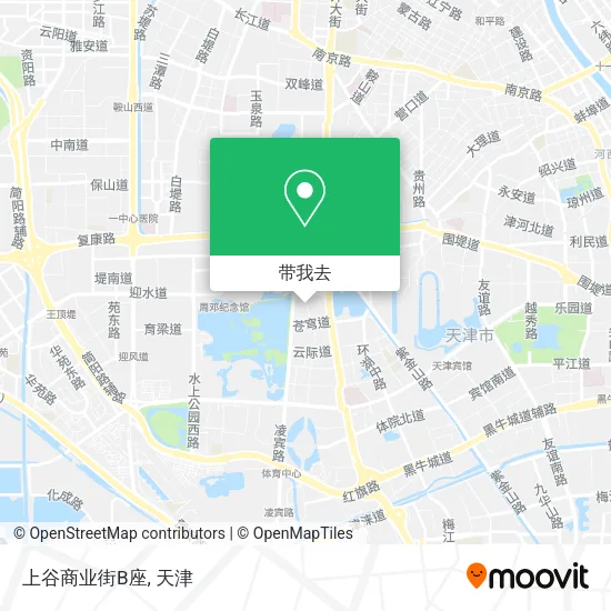 上谷商业街B座地图