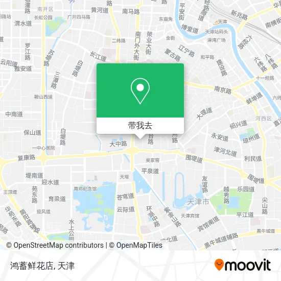 鸿蓄鲜花店地图