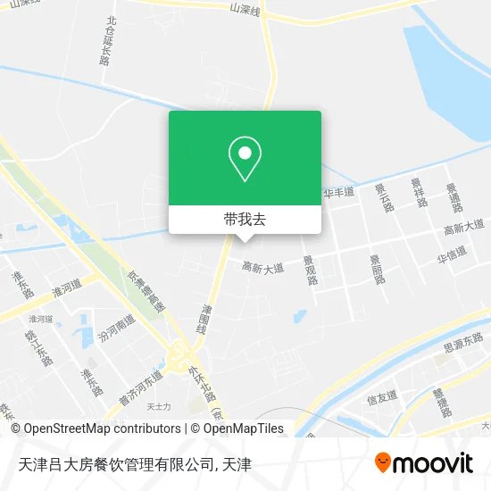 天津吕大房餐饮管理有限公司地图