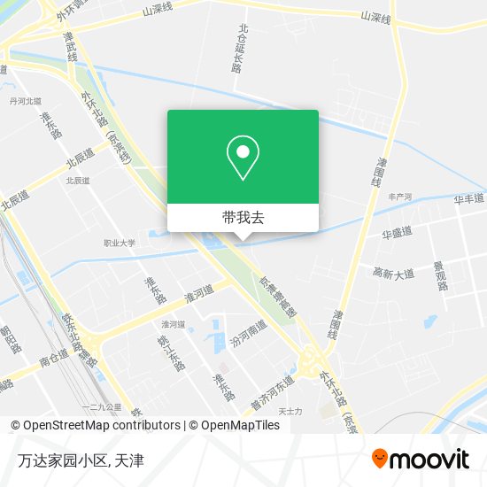 万达家园小区地图
