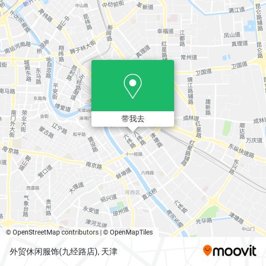 外贸休闲服饰(九经路店)地图