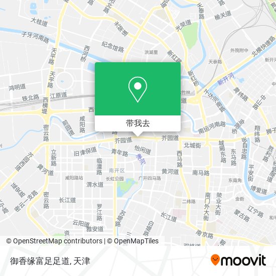 御香缘富足足道地图