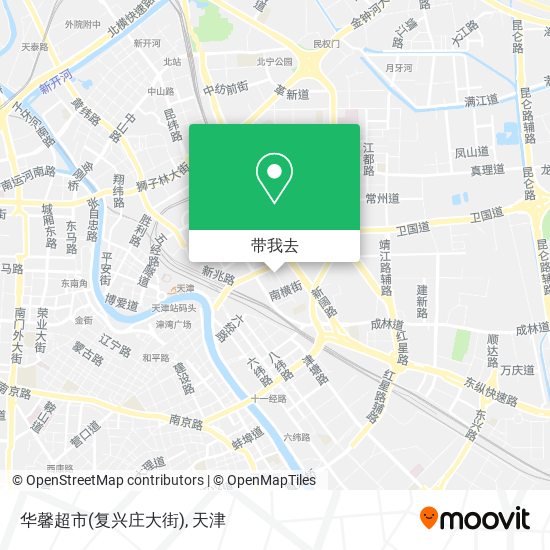 华馨超市(复兴庄大街)地图