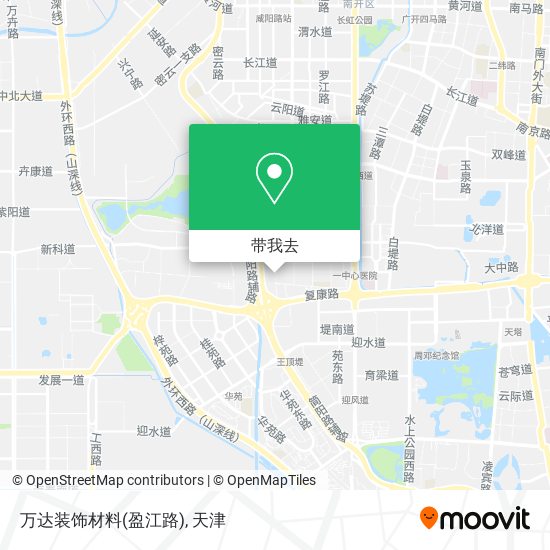 万达装饰材料(盈江路)地图