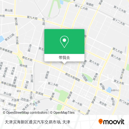 天津滨海新区通滨汽车交易市场地图