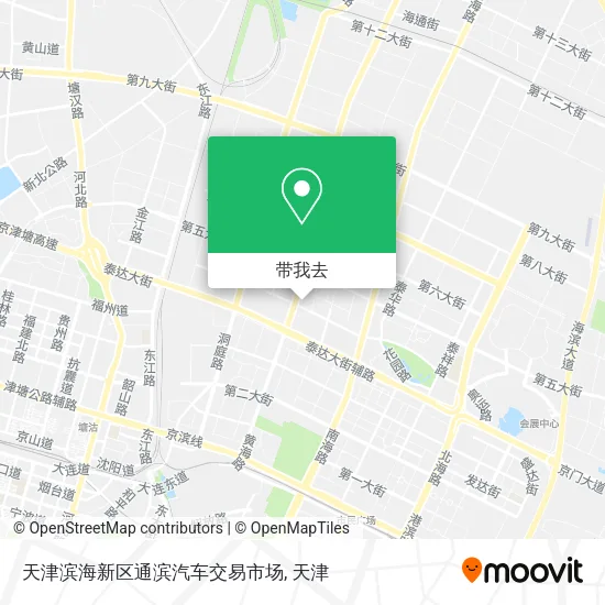 天津滨海新区通滨汽车交易市场地图