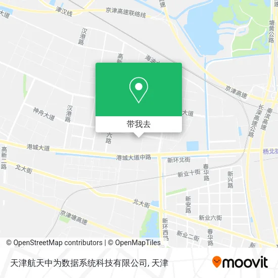天津航天中为数据系统科技有限公司地图