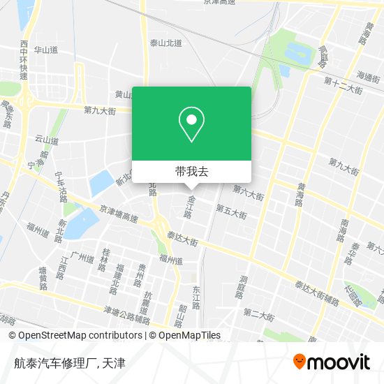 航泰汽车修理厂地图