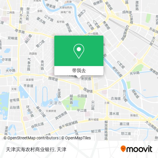 天津滨海农村商业银行地图