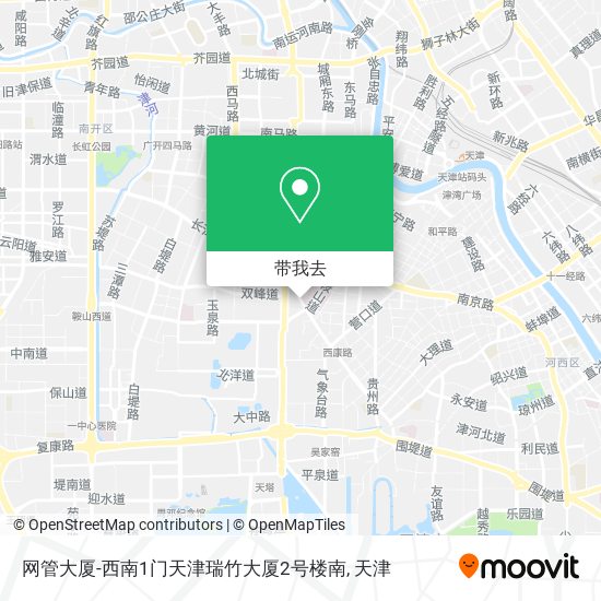 网管大厦-西南1门天津瑞竹大厦2号楼南地图