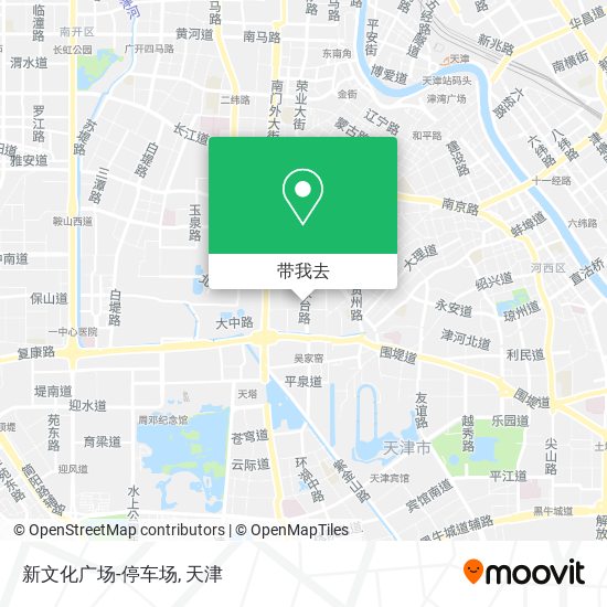 新文化广场-停车场地图