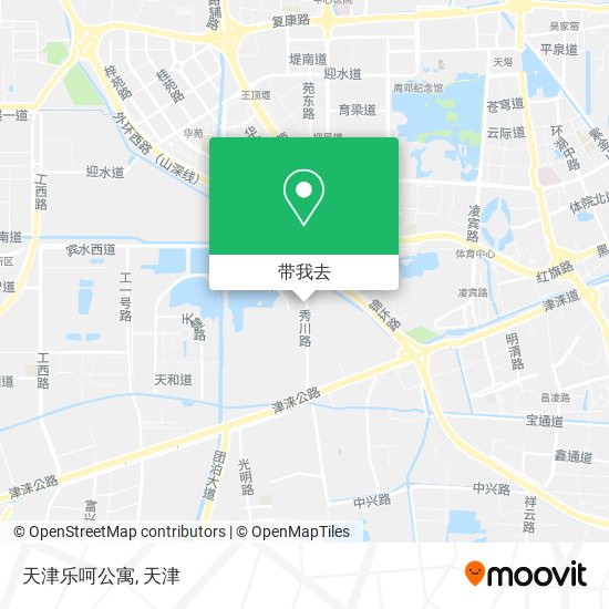 天津乐呵公寓地图