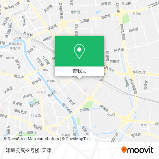 津塘公寓-2号楼地图