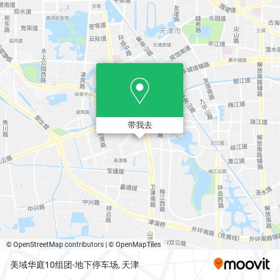 美域华庭10组团-地下停车场地图