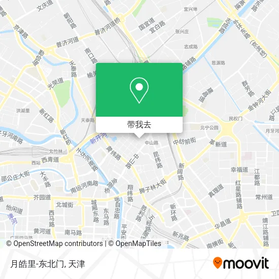 月皓里-东北门地图