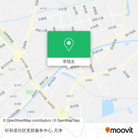 轩和里社区党群服务中心地图
