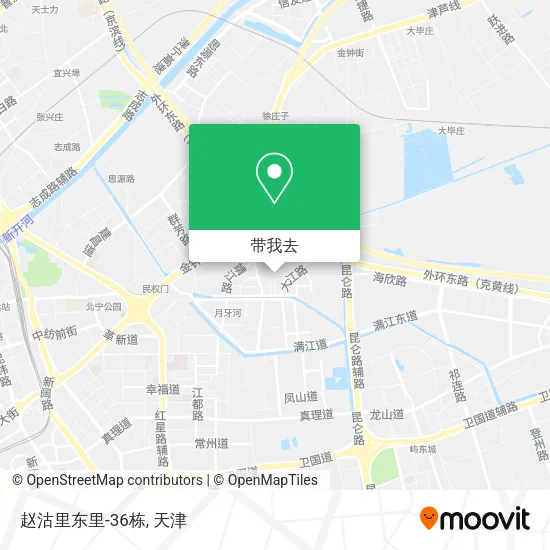 赵沽里东里-36栋地图